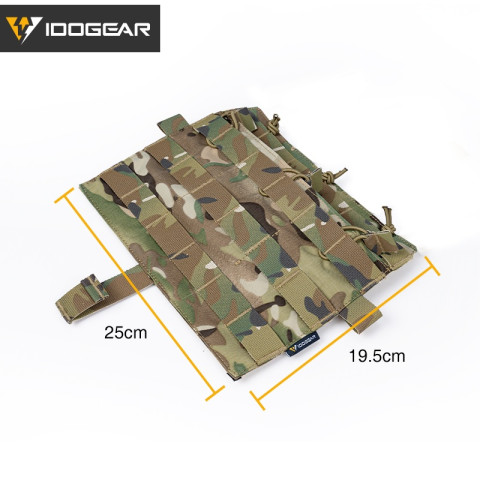 Idogear แผง MOLLE แบบยุทธวิธี ถอดได้ กระเป๋ามีเดียทริปเปิล สำหรับ AVS JPC2.0 แผงหน้าเสื้อเชิ้ต 3579 Image4