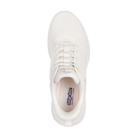 Skechers สเก็ตเชอร์ส รองเท้าลำลองผู้หญิง Women Slip-ins BOBS Sport Arc Waves 2.0 Now On Casual Shoes - 117626-OFWT Image4