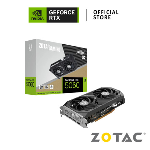 ZOTAC GAMING NVIDIA® GeForce RTX™ 5060 Twin Edge 8GB OC VGA Card การ์ดจอ Image1