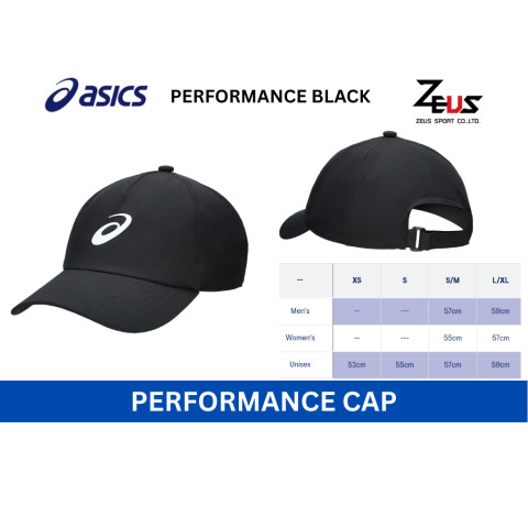 ASICS หมวก มีสายปรับด้านหลังช่วยให้ใส่ได้พอดีและกระชับ เหมาะสำหรับ เล่นกีฬาและกิจกรรมกลางแจ้งอื่น ๆ CAP Image5