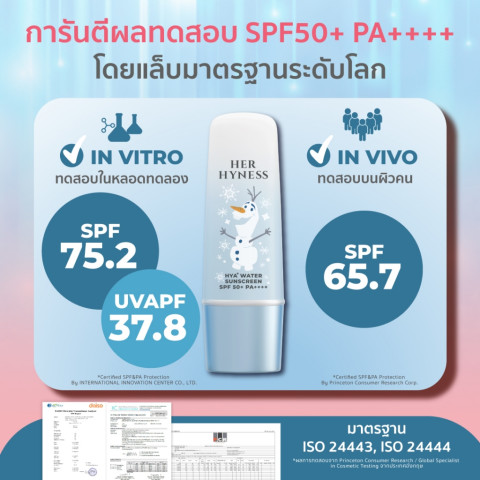 [DISNEY FROZEN] HER HYNESS SUNSCREEN กันแดด ดิสนีย์ โฟรเซ่น SPF50+ PA++++ 30ML เอลซ่า อันนา โอลาฟ Image5