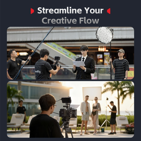 SmallRig สําหรับ Nikon ZR Cage Kit / แผ่นเมาท์รูปตัว L พร้อมที่จับซิลิโคน#5647#5466#5468#54675467 Image7