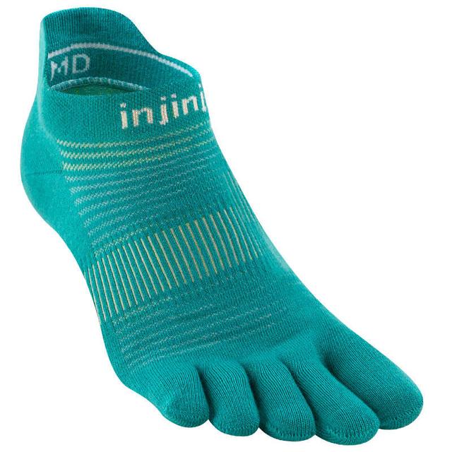 Injinji ถุงเท้าวิ่ง 5 นิ้ว สำหรับผู้ชายและผู้หญิง ถุงเท้าวิ่งกลางน่อง ถุงเท้าวิ่งสำหรับวิ่งมาราธอน ถุงเท้าวิ่ง Coolmax แห้งเร็ว