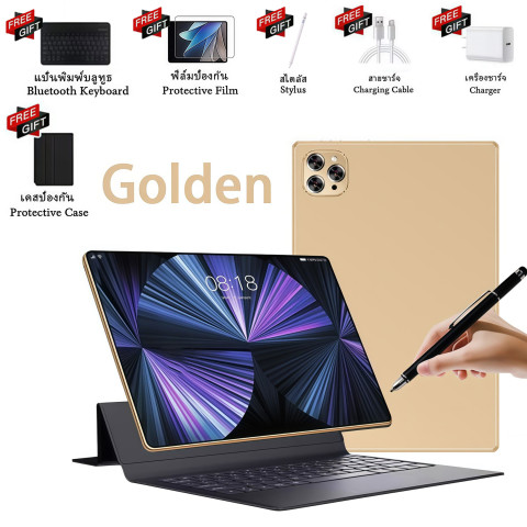 [แท็บแล็ตของแท้+คีย์บอร์ดฟรี]  Tab S9 แท็บเล็ต 10.8 นิ้ว แท็บเล็ตถูกๆ Wifi 4g/5G แท็บเล็ตราคาถูก แท็บเล็ตโทรได้ รองรับ 2 ซิมการ์ด RAM12G ROM512G Andorid11.0 Full HD  Tablet แท็บเล็ต ราคา ถูกๆ แท็บเล็ตราคาถูกรุ่นล่าสุด รับประกัน 1 ปี Image1