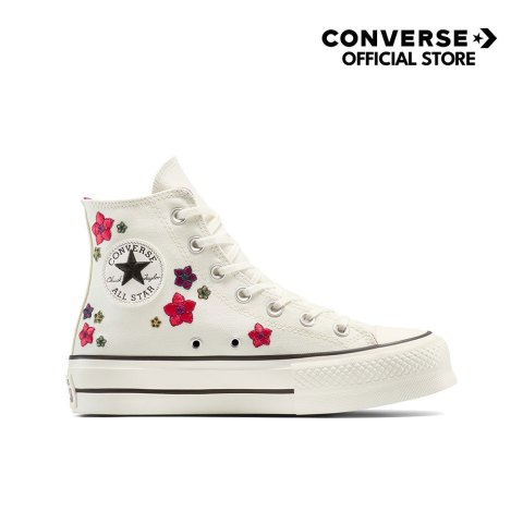 CONVERSE รองเท้า CTAS LIFT GRAPHIC FLORAL HI CREAM ผู้หญิง A15463CF_H5CMXX Image1