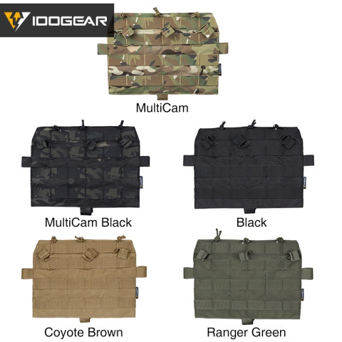 Idogear แผง MOLLE แบบยุทธวิธี ถอดได้ กระเป๋ามีเดียทริปเปิล สำหรับ AVS JPC2.0 แผงหน้าเสื้อเชิ้ต 3579 Image7