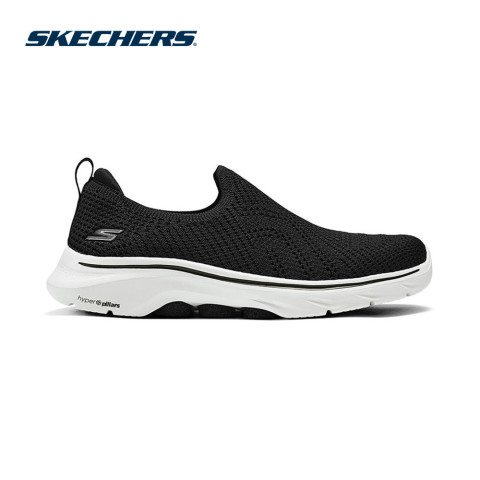 Skechers สเก็ตเชอร์ส รองเท้าผู้หญิง Women GOwalk 7 GOwalk Shoes - 125204-BKW - Air-Cooled Goga Mat Image1