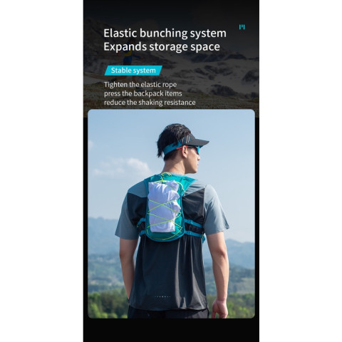 Aonijie กระเป๋าเป้สะพายหลัง เหมาะกับการพกพาเล่นกีฬา วิ่งมาราธอน C9107 Image8