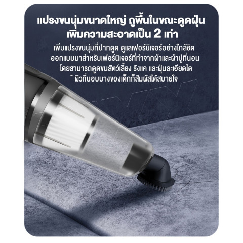 TIXX Vacuum Cleaner 19000Pa 1000w อเนกประสงค์ กรอง 3 ชั้น เครื่องดูดฝุ่นมือถือ ดูดฝุ่นในรถ Image6