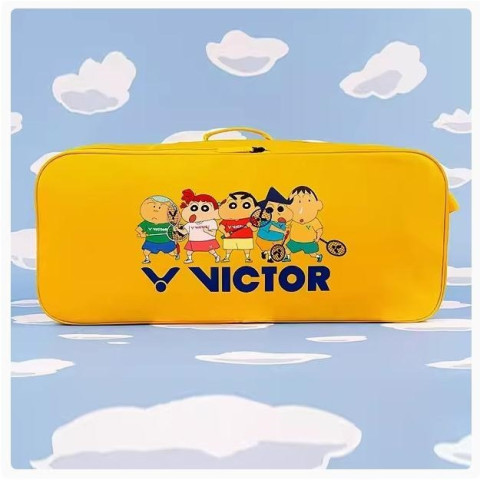Wickdo VICTOR Victory BR5601CS กระเป๋าแบดมินตันแบบเป้สะพายหลัง ลาย Shinn Chan ขนาดใหญ่ สำหรับกีฬามัลติฟังก์ชั่น Image4