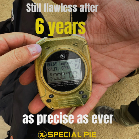 ตัวจับเวลาสำหรับการยิงปืนแบบมืออาชีพ IPSC/APSC กันน้ําและเหงื่อ Image8
