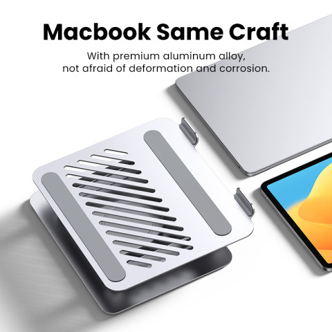 Ugreen ขาตั้งแล็ปท็อป ปรับได้ 360 องศา° ฐานหมุนได้ สําหรับโน้ตบุ๊ก MacBook Lenovo Ideapad 3 Dell Chromebook HP ถึง 17.3 นิ้ว Image7