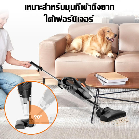 【รับประกันของแท้】 เครื่องดูดฝุ่น แรงดูดสูง 86kpa นอยส์ต่ำ เครื่องดูดฝุ่นแบบมีสาย ใช้ในครัวเรือน 1.2 กก. vacuum cleaner Image3
