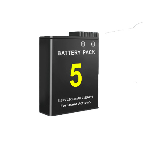 Puantes DJI Osmo Action แบตเตอรี่กล้องแบตเตอรี่ + USB 2-Slot Charger เหมาะสําหรับ Osmo Action 5 Pro/3/4/6/OSMO360 Image8