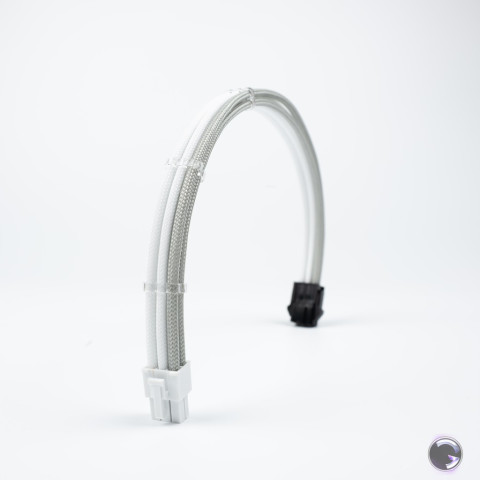 สายถักแต่งคอม [สีเทาอ่อน-ขาว] [ExtensionSleeveCables] [รับประกัน 1 ปี] Image4