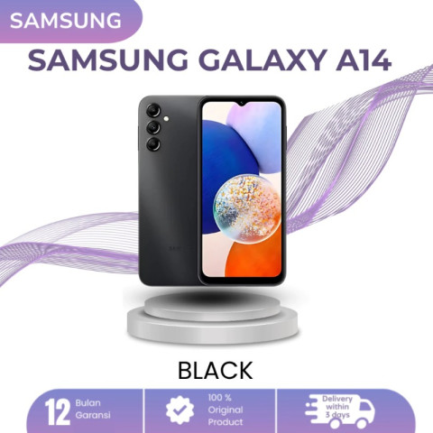 [สต๊อกพร้อมส่ง] Samsung Galaxy A14  (6/128GB) 6.6 นิ้วหน้าจอขนาดใหญ่  แบตเตอรี่ 5000 mAh 1 ปีฟรีอุปกรณ์เสริมครบชุดแบ Image3