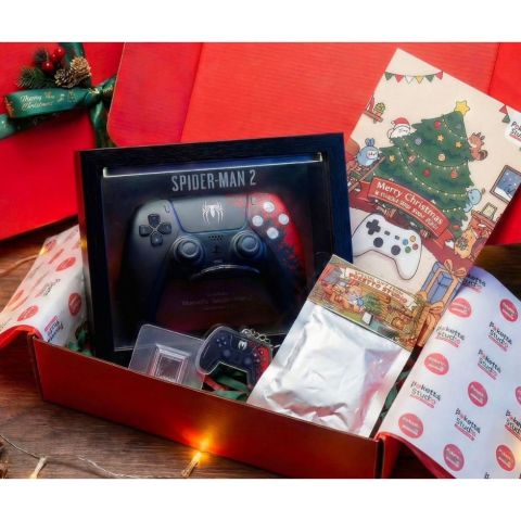 กรอบโชว์จอย version2 แบบมีไฟ+กระจกสไลด์กันฝุ่น DualSense Wireless Controler Image1