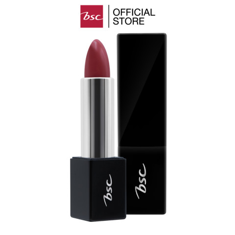 BSC AUTHENTIQ BIO VELVET SHEER LIP ลิปสติกเนื้อเชียร์ สัมผัสเนียนนุ่มแบบกำมะหยี่ มอบความแวววาวให้เรียวปากสวยแบบมีออร่า เม็ดสีชัด ติดทนนาน เกลี่ยง่าย เนียนเรียบไปกับริมฝีปาก Image2