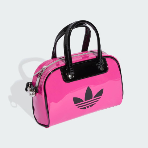 adidas ไลฟ์สไตล์ กระเป๋าโบว์ลิ่งขนาดเล็ก Adicolor Unisex สีชมพู JX0249 Image3