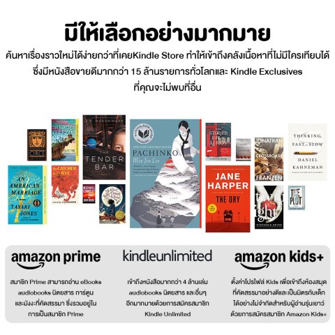 Amazon Kindle 2024 eBooks Reader (11th Gen) เครื่องอ่านหนังสือ หน้าจอ 6 นิ้ว #Qoomart Image5