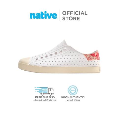Native รองเท้ากันน้ำผู้ใหญ่ EVA รุ่น Jefferson Wanderfoam Block Shell White/Bone White/Popsicle Palm Block Image1