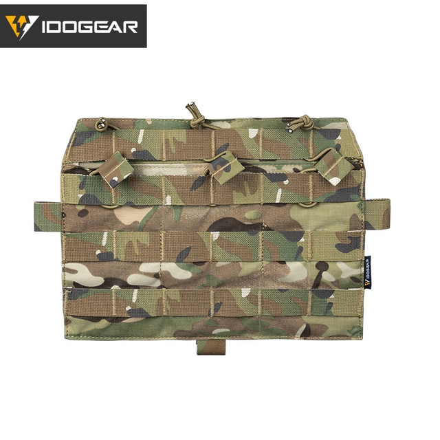 Idogear แผง MOLLE แบบยุทธวิธี ถอดได้ กระเป๋ามีเดียทริปเปิล สำหรับ AVS JPC2.0 แผงหน้าเสื้อเชิ้ต 3579