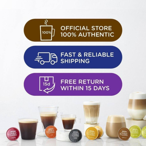 NESCAFE DOLCE GUSTO เนสกาแฟ โดลเช่ กุสโต้ เครื่องชงกาแฟแคปซูล Genio S Plus Space Grey Image5