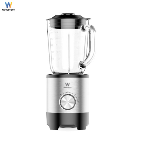 Worldtech เครื่องปั่นอเนกประสงค์ 500W โถแก้ว ความจุ 1.5 ลิตร พร้อมอุปกรณ์เสริม รุ่น WT-PB500 Image2