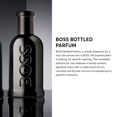 น้ำหอมผู้ชาย BOSS Bottled Parfum For Men - Orris Cedarwood Vegetal Leather - Woody Ambery Perfume | by HUGO BOSS Fragrances Image4