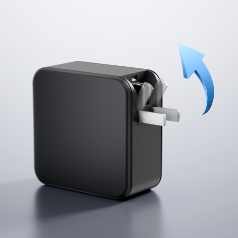 Acasis 100W GAN PD USB C อะแดปเตอร์แปลงไฟสําหรับแล็ปท็อปแท็บเล็ตโทรศัพท์สมาร์ทฟรี 1 เมตร USB-C สายไฟ Image6