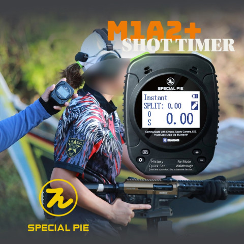 ตัวจับเวลาสำหรับการยิงปืนแบบมืออาชีพ IPSC/APSC กันน้ําและเหงื่อ Image3