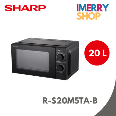 Sharp ไมโครเวฟ 20 ลิตร รุ่น R-S20M5TA-B Image1