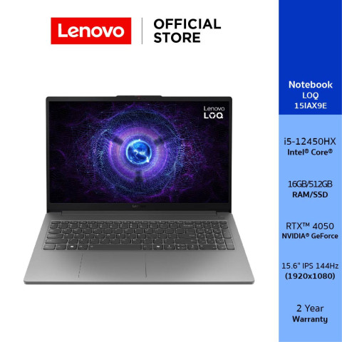 Lenovo LOQ 15IAX9E(83LK00E6TA)Notebook Intel Core i5-12450HX RTX 4050 RAM 16GB SSD 512GB 15.6" IPS Image1
