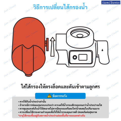 [ล็อตใหม่!ประสิทธิภาพสูง] MITSUBISHI CLEANSUI ไส้กรองน้ำCBC03W ประสิทธิภาพการกรอง(11+2)ชนิดมาตรฐานญี่ปุ่น สะอาด รสชาติดี Image8