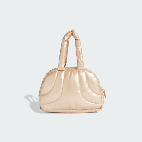 adidas ไลฟ์สไตล์ กระเป๋าโบว์ลิ่งขนาดเล็กสีเมทัลลิก Unisex สีทอง IY4095 Image2