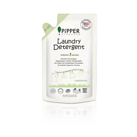 พิพเพอร์สแตนดาร์ด น้ำยาซักผ้าสูตรธรรมชาติ กลิ่นเลมอนกราส แบบถุง 750มล. ยกลัง 12 ถุง : LDLG750(90120201) = 12 Image2