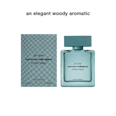 Narciso Rodriguez for him VETIVER MUSC EDT น้ำหอมสำหรับผู้ชาย กลิ่นอายแห่งธรรมชาติอันทรงพลัง เต็มเปี่ยมไปด้วยเสน่ห์แห่งแรงดึงดูด Image2