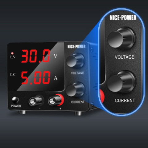 Nice-power พาวเวอร์ซัพพลาย DC 30V 5A SPS-E305 ปรับได้ 4 หลัก 0-150W AC100-240V Image8