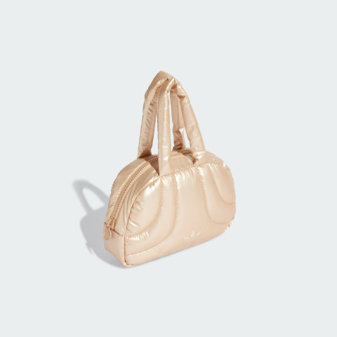 adidas ไลฟ์สไตล์ กระเป๋าโบว์ลิ่งขนาดเล็กสีเมทัลลิก Unisex สีทอง IY4095 Image3