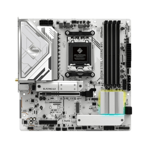 ASROCK B850M Steel Legend WiFi MainBoard (เมนบอร์ด) Micro-ATX DDR5 Support AMD Socket AM5 Ryzen™ 7-9000 Series Image2