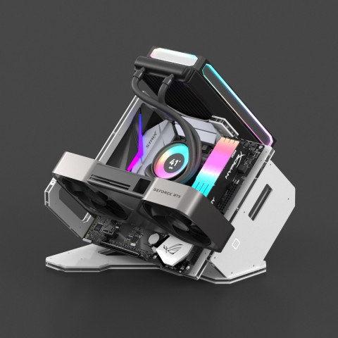 GEEEK Rhino M mATX Open Case Image5