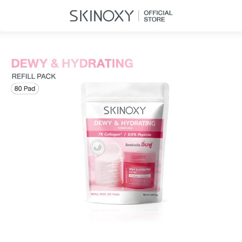 [ใหม่!! Refill Pack] SKINOXY Toner Pad Refill โทนเนอร์แพด รีฟิลแพ็ค สุดคุ้ม ขนาด 80 แผ่น (มีให้เลือก 2 สูตร) Image2