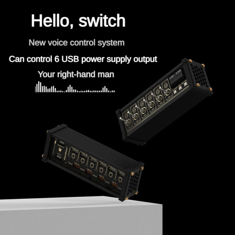 EleksMaker Zonealized ซ็อกเก็ตสวิตช์ควบคุมด้วยเสียง USB ชุบทอง สไตล์เรโทร สําหรับของขวัญแฟนหนุ่ม NK Image3