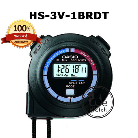 CASIO ของแท้ 💯% นาฬิกาจับเวลา รุ่น HS-70W-1D HS-80TW-1D HS-3V สำหรับนักกีฬา HS3V HS3 HS-3V-1R Image3