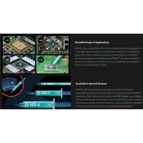 ARCTIC MX-6 (2 ,4 ,8 GRAMS)(Thermal compound/ ซิลิโคนนำความร้อน) Image4