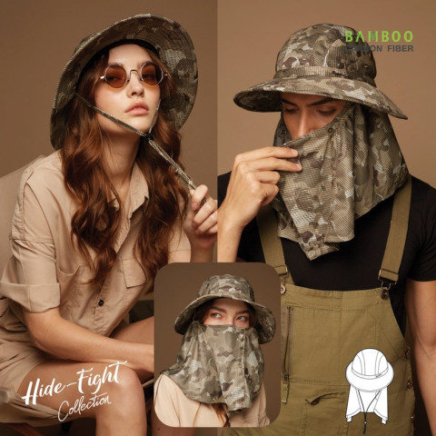 หมวกปีกรอบกัน UV รุ่น Hide-Fight HN Image6