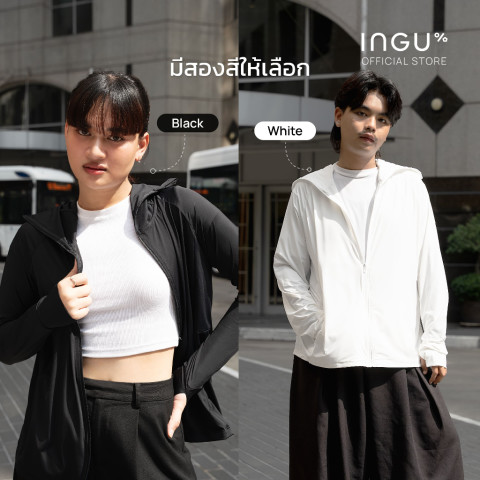 INGU UV Guard Jacket UPF 50+ เสื้อกันแดด มีค่า UPF50+ Image2