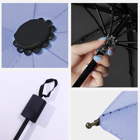 ร่มพับ ร่มสีมินิมอล UV กันยูวี 100%  ร่มขนาดเล็ก Image2