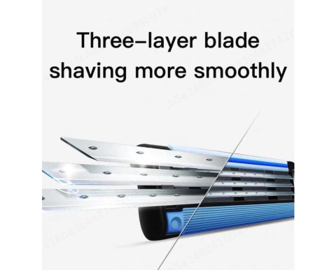 มีดโกนเติม Gillette Mach3สำหรับผู้ชาย4/8ใบมีดโกนพร้อมหล่อลื่นใบมีด3ชั้นตัดเร็วตลับสำหรับเคราใบหน้า Image3