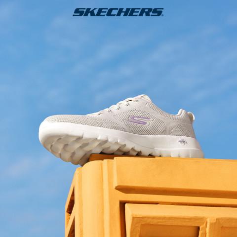 Skechers สเก็ตเชอร์ส รองเท้าผู้หญิง Women GOwalk Joy GOwalk Shoes - 124640-NTPR - Air Cooled Goga Mat Image1